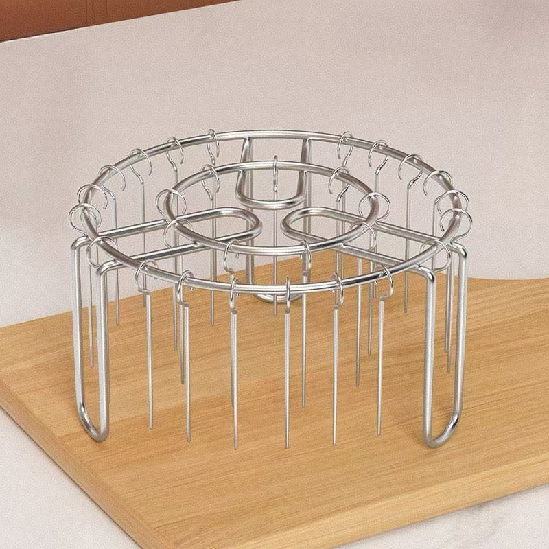✨Parrilla de acero inoxidable para brochetas🍢