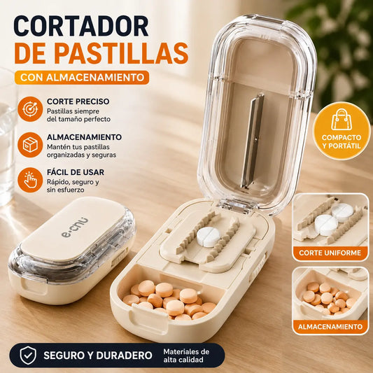 💊🧰 Pastillero multifuncional portátil, hermético y a prueba de humedad