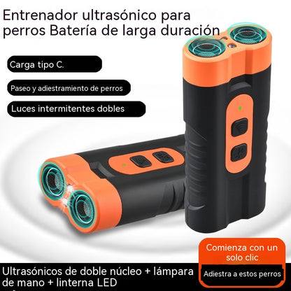 🐕‍🦺🔊【Oferta especial】Mini repelente ultrasónico para perros: portátil, potente, repele gatos, serpientes y previene ataques.