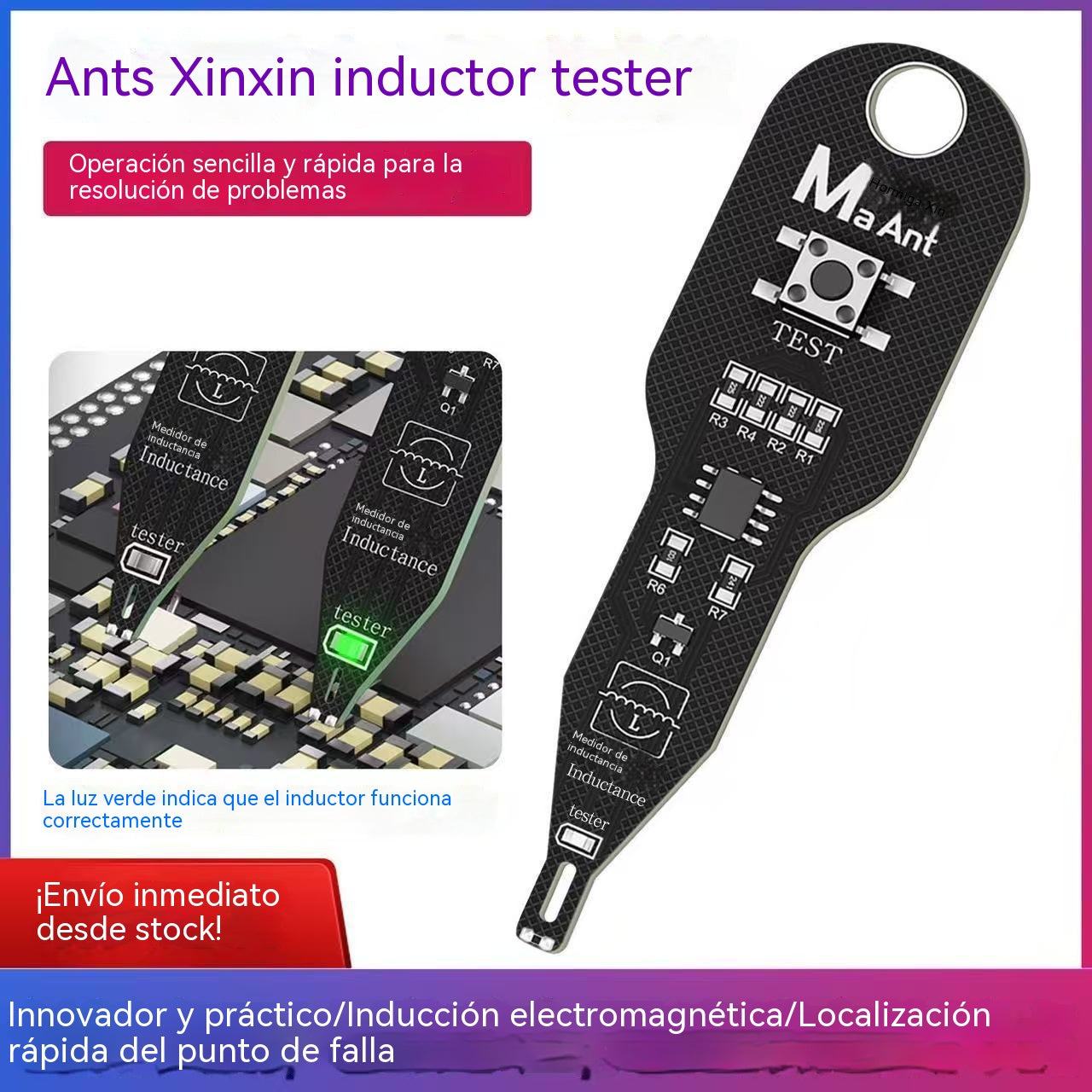 ⚡ 【Compra uno y llévate otro gratis】Probador de inductancia : Soluciona problemas rápidamente en dispositivos electrónicos