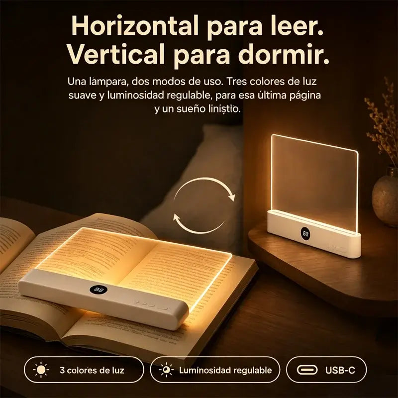 📚💡 Lámpara LED de Lectura con Pinza | Luz de Noche para Cama, Estudio y Lectura