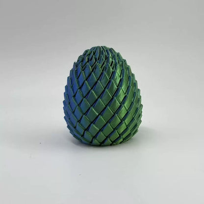 🔥Compra 1, llévate 1 gratis】🦖 🌀 Huevo espiral con textura de escamas de dragón impreso en 3D