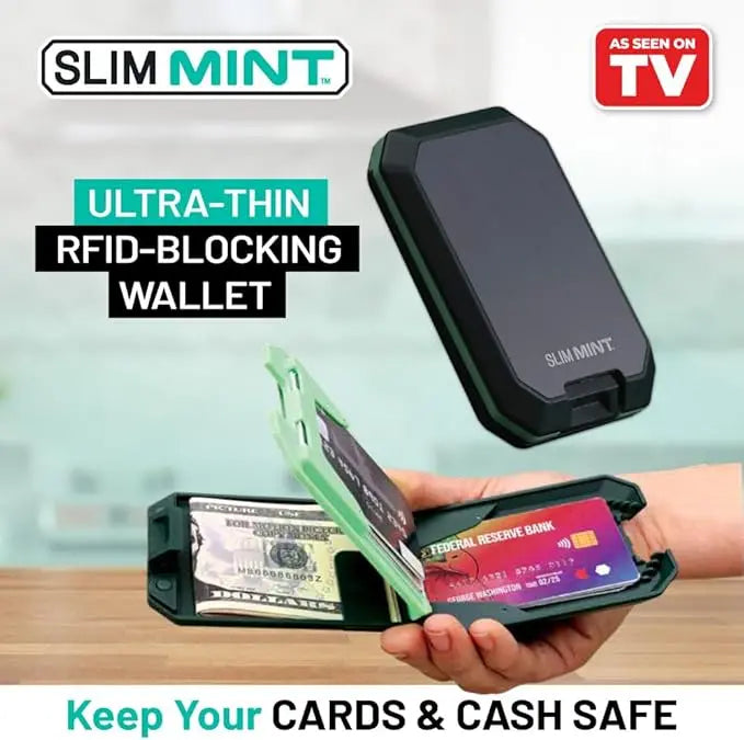 🔥Cartera inteligente antirrobo RFID: diseño elegante, ligero y seguro para tus tarjetas y efectivo