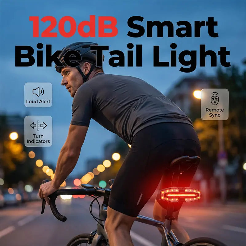 🚴Nueva bocina inalámbrica multifuncional con intermitentes a control remoto