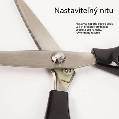 Nožnice z nehrdzavejúcej ocele s cikcakom