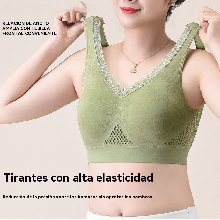 😍M-3XL【Paquete de 3】Nuevo sujetador deportivo para mujer, con sujeción integral, alta elasticidad, transpirable y cómodo.❤️【40-95 kg】