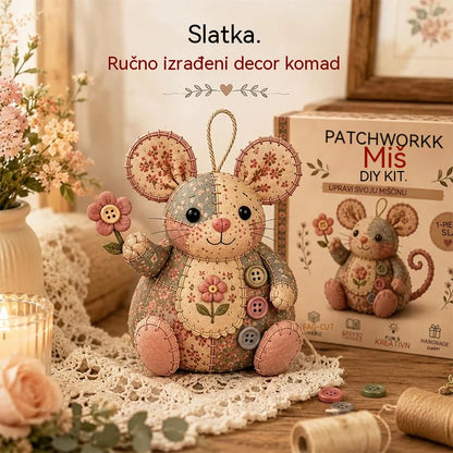 🧵Komplet za šivanje plišanih predmeta s vintage mišem