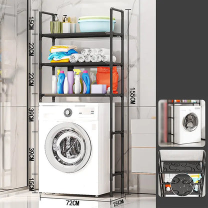 🔥Nuevo producto estrella❤️‍🔥Estante organizador para baño y lavandería sin necesidad de taladrar