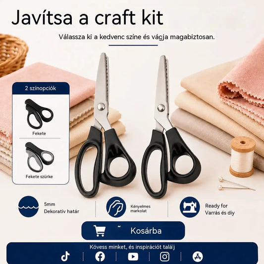✂️【Vásároljon 1-et, kapjon 1-et ingyen】 🧵 Vágjon több réteget kézfáradtság nélkül: kiváló minőségű rozsdamentes acél vágóolló. Ergonomikus kialakítás puha markolattal. Ingyenes szállítás az Egyesült Királyságba.