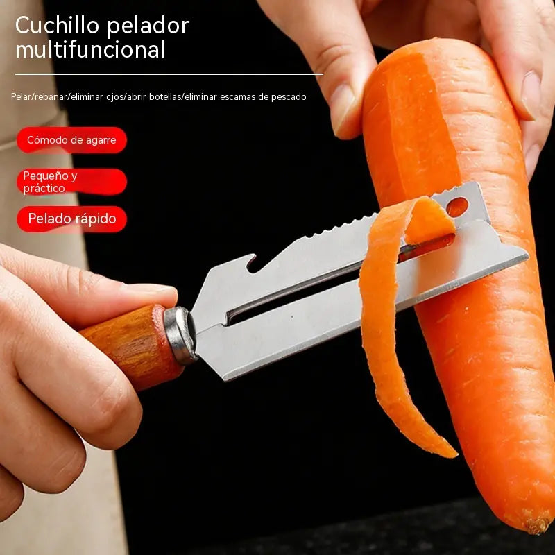 💥Compra 1 y llévate 1 gratis💥🔪Pelador multifuncional de acero inoxidable🧅
