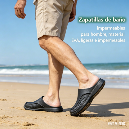 2026 Pantuflas informales para hombre, medias pantuflas transpirables para hombre