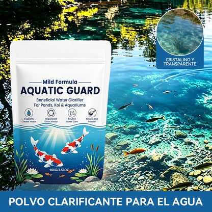 🔥Compra 1 y llévate 1 gratis💧🐠Polvo clarificante que se disuelve fácilmente, purifica el agua dejándola clara y suave; su fórmula no daña la calidad del agua.
