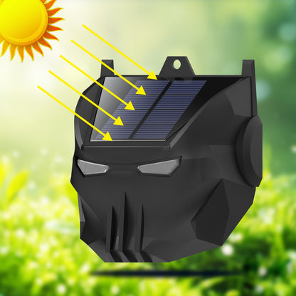 🔥Precio más bajo por tiempo limitado👍Luz de advertencia intermitente alimentada por energía solar para ahuyentar animales.