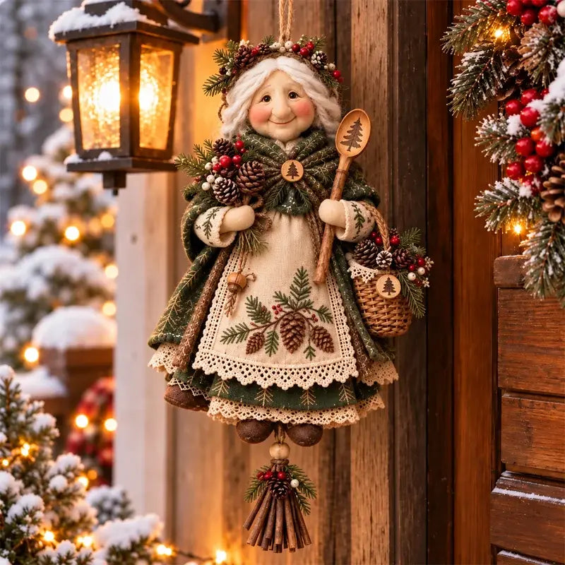 🎄❤️Roztomilá, praktická a přenosná dekorace „Good Luck Granny“ – dodá špetku hřejivé atmosféry.
