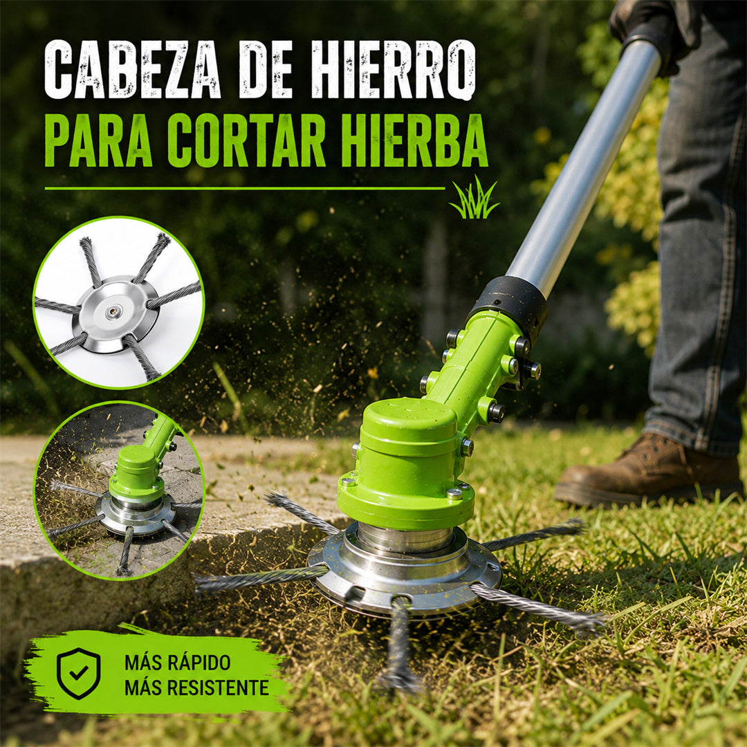 【Eliminación rápida de malas hierbas】Desbrozadora de alambre de acero