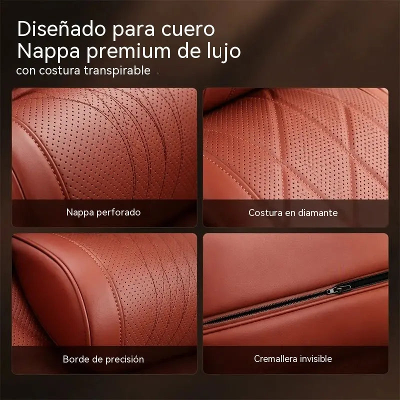🚗💤 ¡Alivia la fatiga al conducir! Almohada universal de espuma viscoelástica para el cuello y el reposacabezas del coche, cojín ergonómico para viajes largos por carretera.