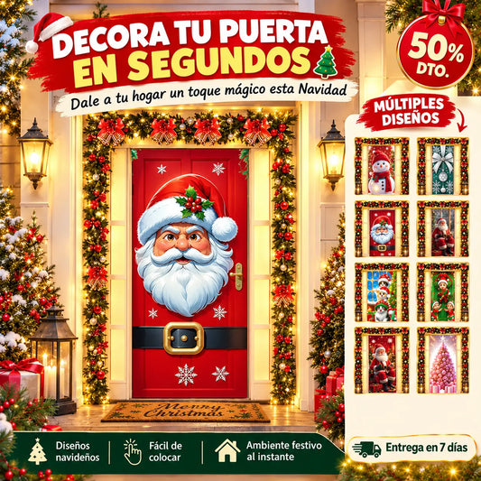 🎄[Entrega en 7 días] : 50% de descuento en muchas decoraciones para puertas🎅
