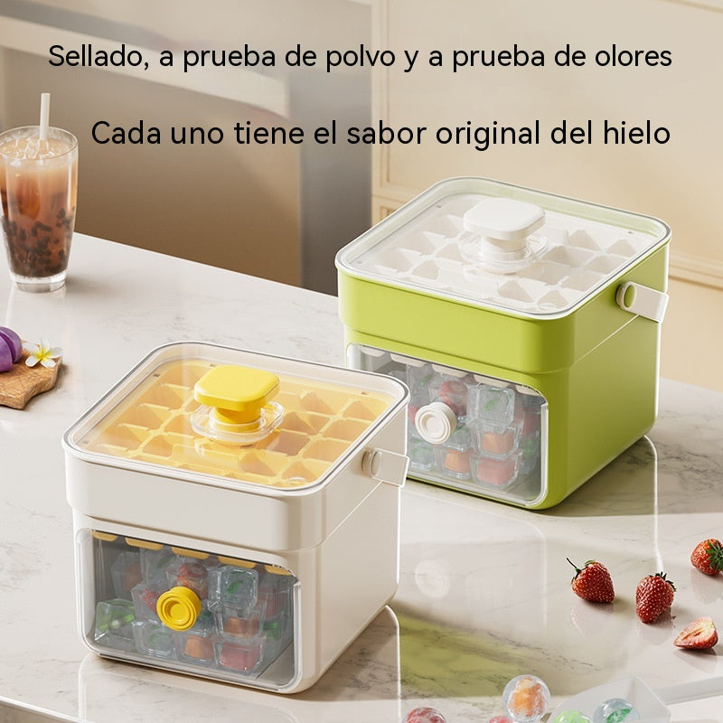 ❄️【50% de descuento】Máquina de hielo portátil | Incluye pala para hielo – Hace hielo en segundos(Prepara 50 cubitos de hielo a la vez)