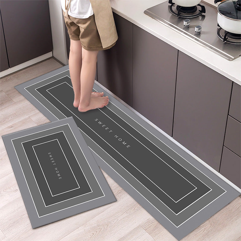 【40*60+40*120cm】Alfombras y moquetas universales para cocina y baño duraderas y resistentes a la suciedad
