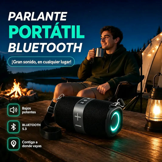 🥳 OFERTA IMPERDIBLE 2026 ❤️Altavoz Bluetooth portátil con graves potentes
