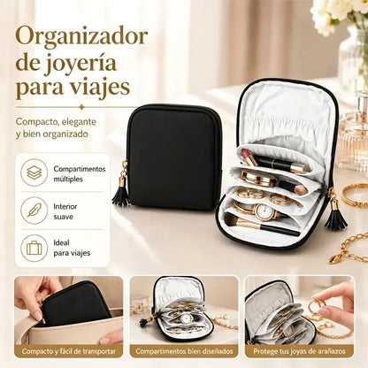 👝✨ Mini neceser multifuncional para mujer, ideal para guardar cosméticos, pintalabios, joyas y monedas.