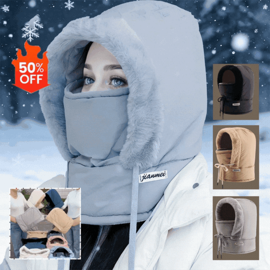 🔥【50%OFF】🧢Gorra de invierno cortavientos con forro polar