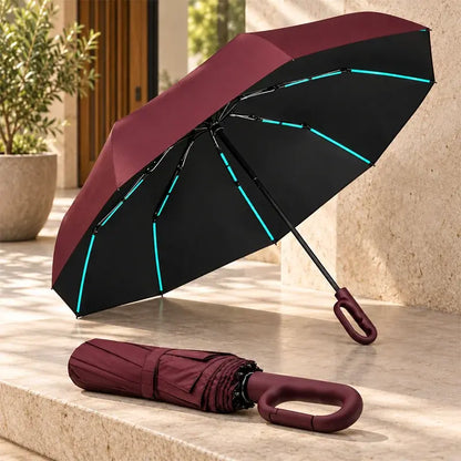 ☂️✨ Paraguas Automático Grande 2 en 1 | Paraguas para Lluvia y Sol con Protección UV y Diseño Elegante