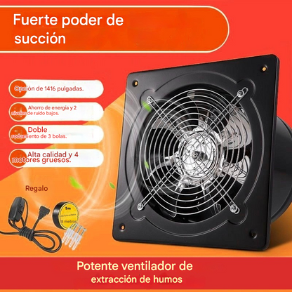 🔥【Oferta por tiempo limitado】🌬Potente extractor de aire para uso doméstico