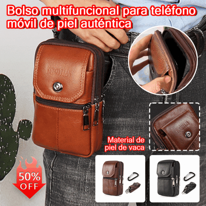 【⏰⏰Oferta por tiempo limitado】🔥😎Bolso portátil para teléfono con diseño híbrido (crossbody y bandolera) para hombre