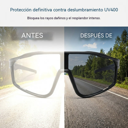 🏃‍♂️ 2 unidades por 23 euros🚴‍♀️ Gafas deportivas fotosensibles para hombres y mujeres.