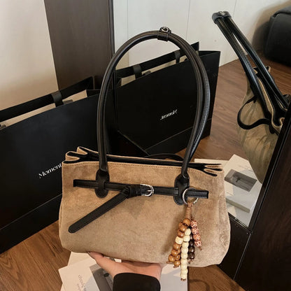 elegante bolso de hombro con asas para mujer