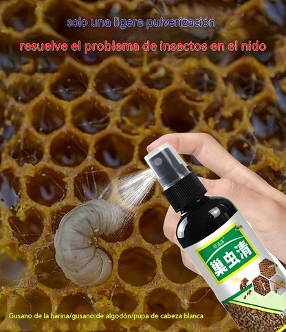🐝【6 botellas】Spray natural contra la polilla de la cera 🌿 | Seguro y no tóxico — ✨ Con solo una ligera pulverización, garantizas la seguridad y la tranquilidad de tus abejas 💧