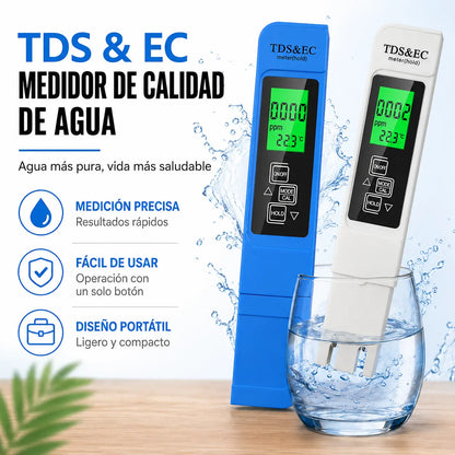 💧Medidor de calidad de agua 3 en 1 TDS