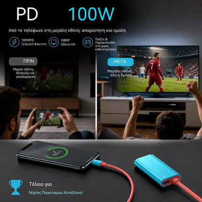 Adapterski kabel USB-C v HDMI za Switch