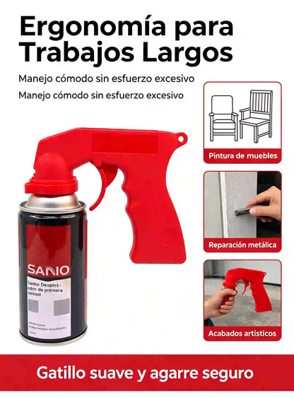 🔥🎨🔧 Mango Auxiliar para Botes de Pintura en Spray | Empuñadura Ergonómica para Pintar Coches, Paredes y Proyectos DIY