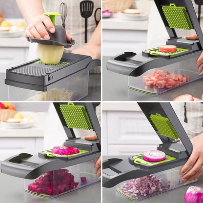 Cortador de verduras multifuncional 16 en 1