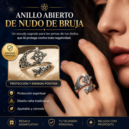 [compra 1 y llévate 1 gratis]Anillo de nudo celta de plata S925 con