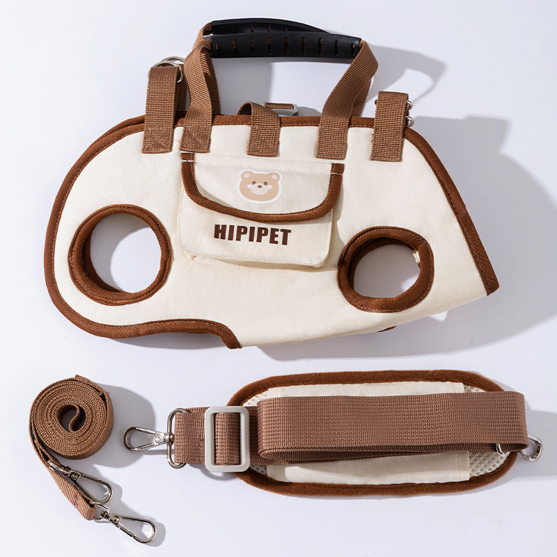 🐾【S-XL】Mochila transportadora para perros con correa para el hombro y el brazo