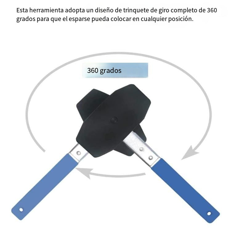 🔥🔧Herramienta de pinza de freno de coche, herramienta de mantenimiento automático de 360°, llave, separador de pistón de freno