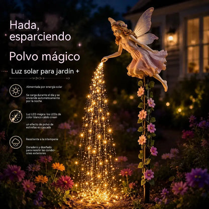 🧚‍♀️Luces para jardín de hadas con destellos mágicos🌸