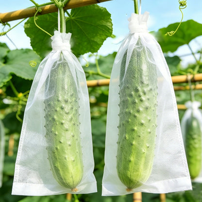 【100 piezas 】Red de insectos para moscas de frutas, red de protección de árboles de paisaje para pájaros, bolsas de red de jardín para proteger flores, plantas, frutas, verduras
