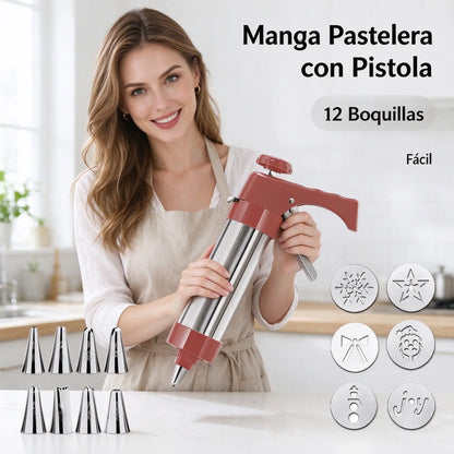 👍El molde de 6/13 piezas tiene un precio de 31 euros🍪✨Set de repostería casera: moldes para galletas y herramientas para decorar con crema.