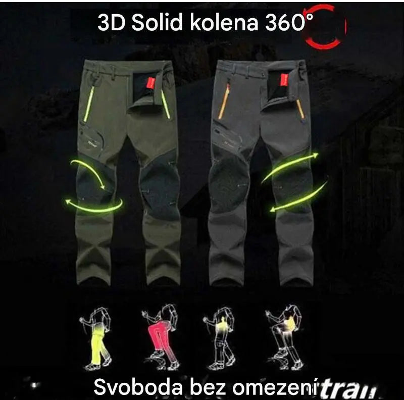 🏃‍♂️【S–5XL】2026 Nové pánske outdoorové jesenné a zimné nohavice – teplé, flísové, nepremokavé a vetruodolné
