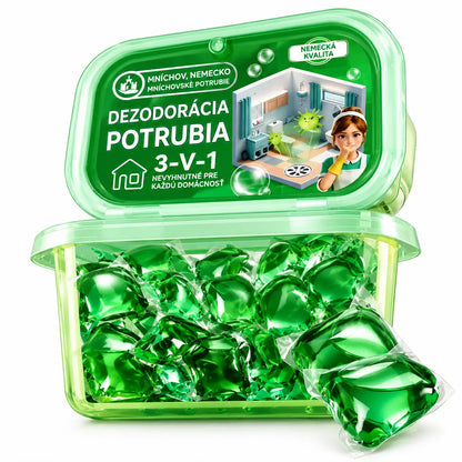 2 pakiranja (100 tableta) za 24 € –  Razgrabljene su! Kupilo ih je 30.000 ljudi . Bio-enzimske kapsule za uklanjanje neugodnih mirisa iz odvoda.