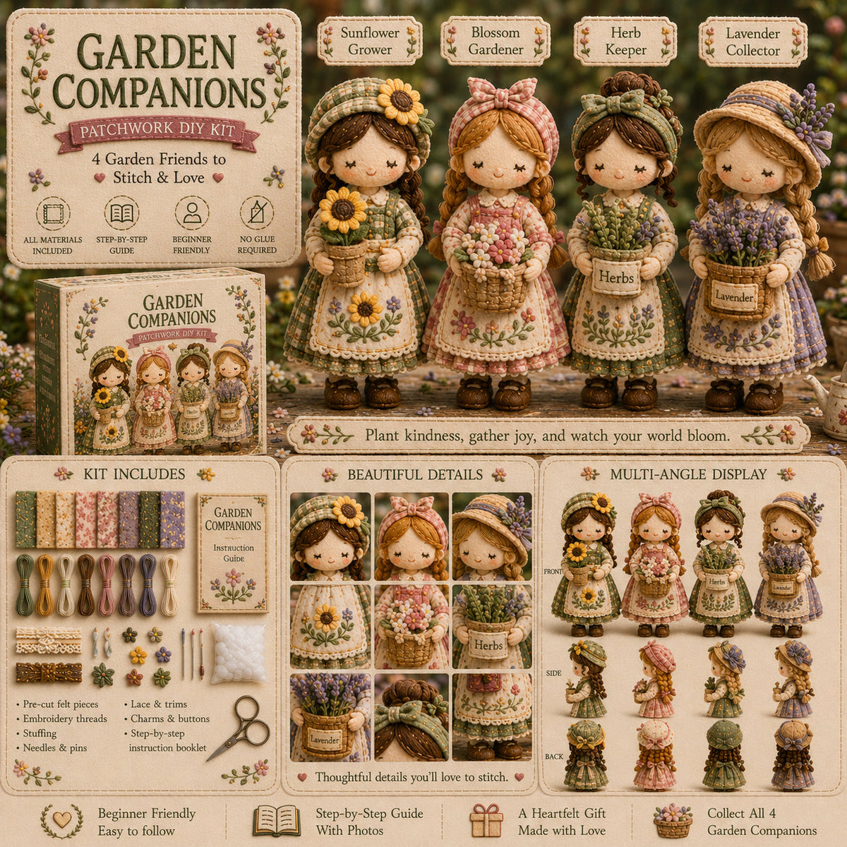 Utolsó nap: Élvezd a 49% kedvezményt! Miniatűr patchwork készlet a Miniature World sorozatból.