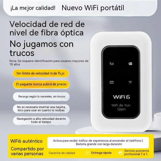 💻📶Un router Wi-Fi portátil que no requiere fuente de alimentación, perfecto para apartamentos de alquiler, residencias de estudiantes y excursiones al aire libre.