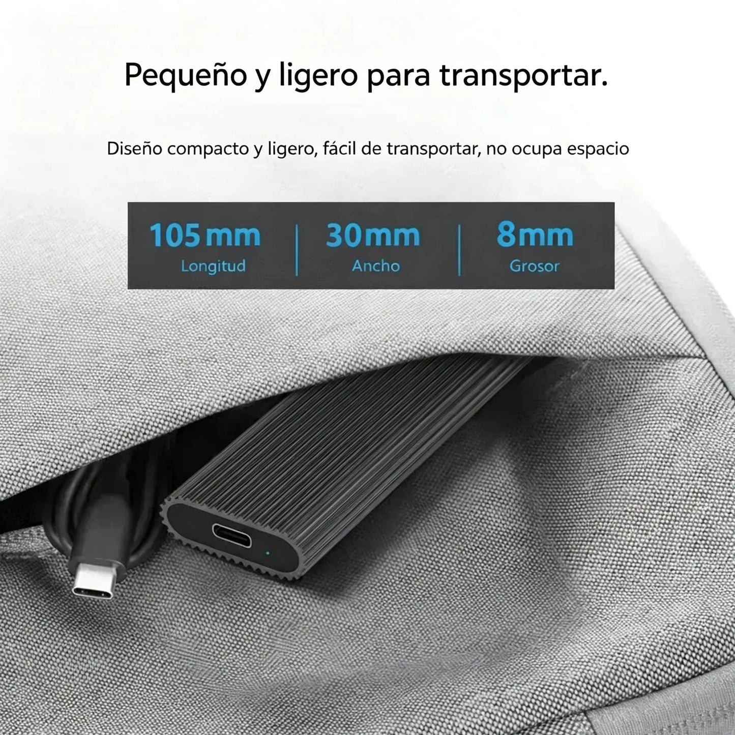 💾🔌SSD externo de alta velocidad, portátil