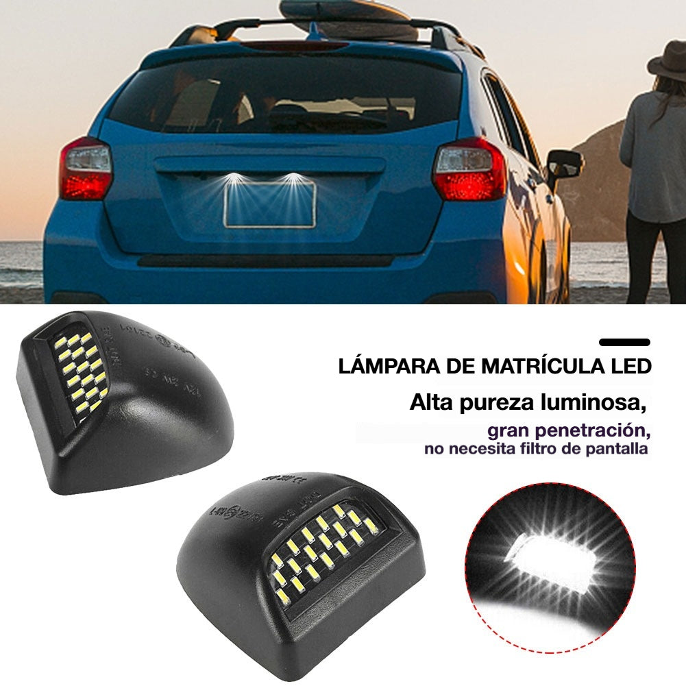 💥OFERTA ESPECIAL -50 % DE DESCUENTO- Luces LED universales para matrícula