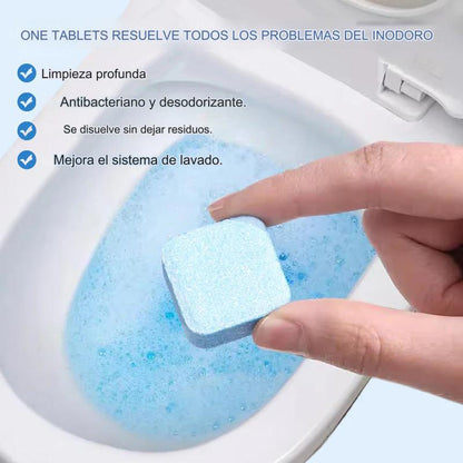 【🏆36 piezas】Poderosas pastillas efervescentes para limpiar inodoros: dejan fragancia, eliminan la cal, reducen el amarilleo y eliminan los olores.