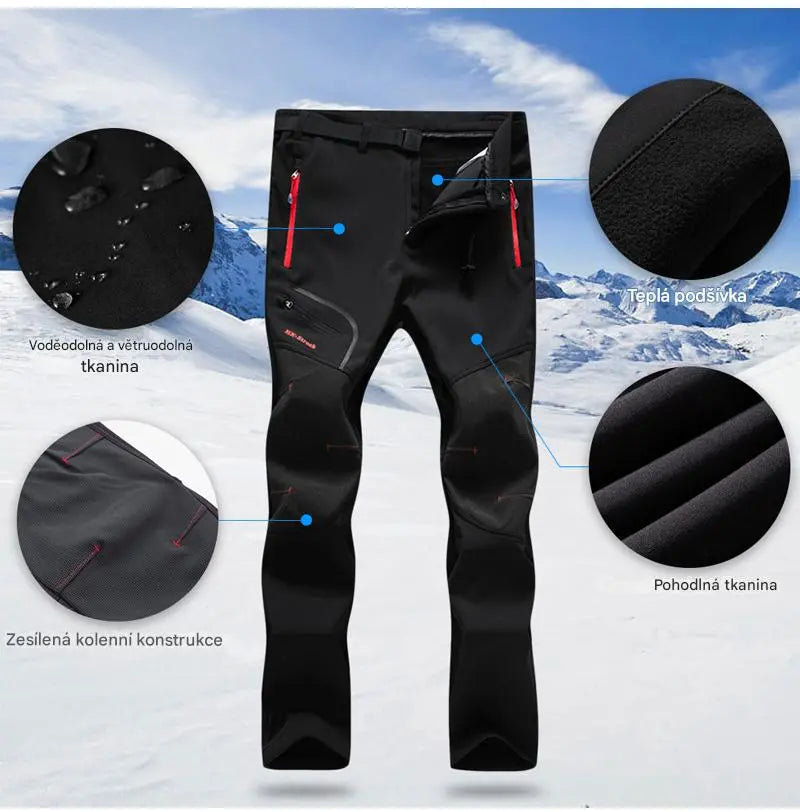 🏃‍♂️【S–5XL】2026 Nové pánske outdoorové jesenné a zimné nohavice – teplé, flísové, nepremokavé a vetruodolné
